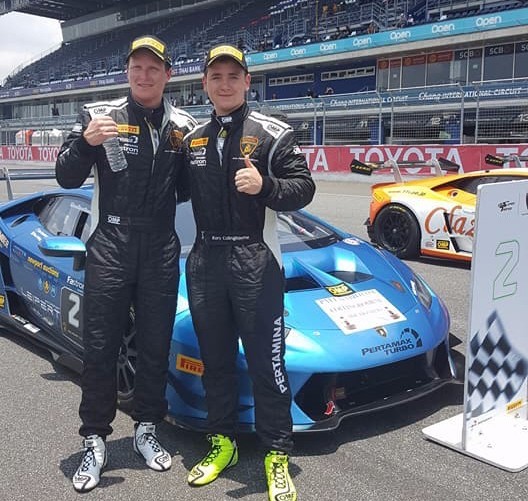 COLLINGBOURNE STARS IN THAILAND WITH DOUBLE PODIUM IN LAMBORGHINI SUPER TROFEO ASIA